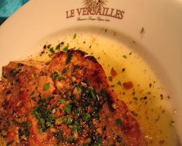 LA TRANCHE DE FOIE DE VEAU PERSILLADE