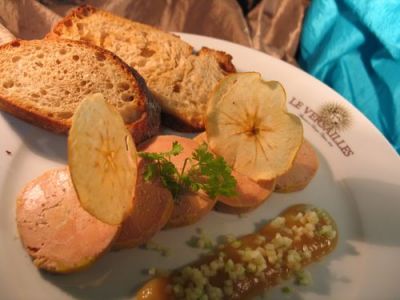 LE FOIE GRAS MI CUIT ET SA DEGUSTATION DE POMMES